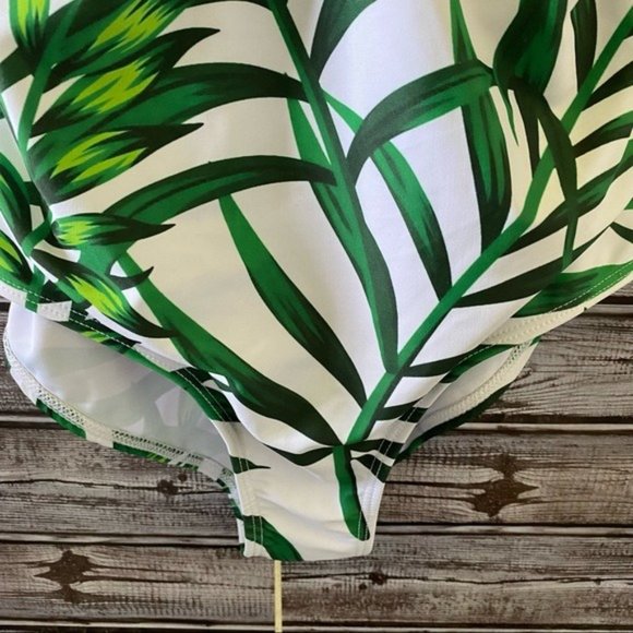 Pat Pat Leaf Print One-Piece Swimsuit Size‎ S - Picture 5 of 12